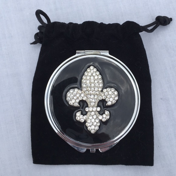 Other - Mirror Fleur-De-Lis Rhinestone